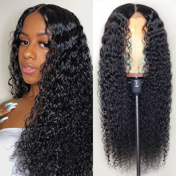 5X5 Water Wavy Closure Wig