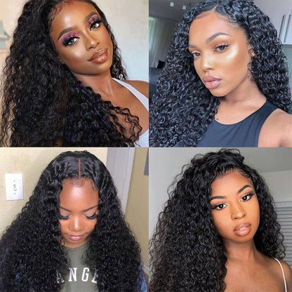 5X5 Water Wavy Closure Wig