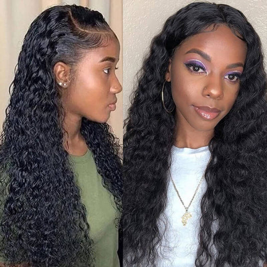 5X5 Water Wavy Closure Wig