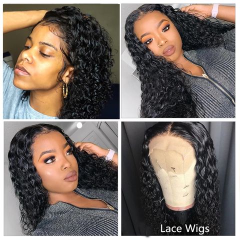 5X5 Water Wavy Closure Wig