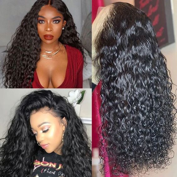 5X5 Water Wavy Closure Wig