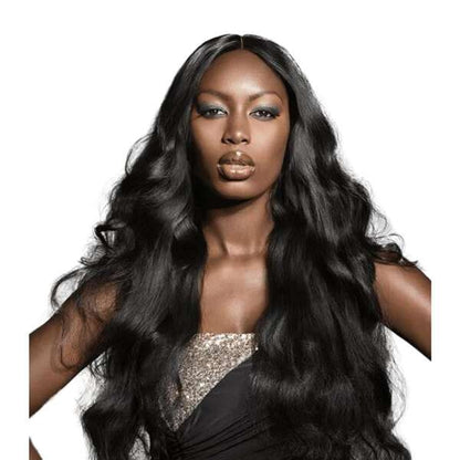 1B Natural Black Body Wavy Wig