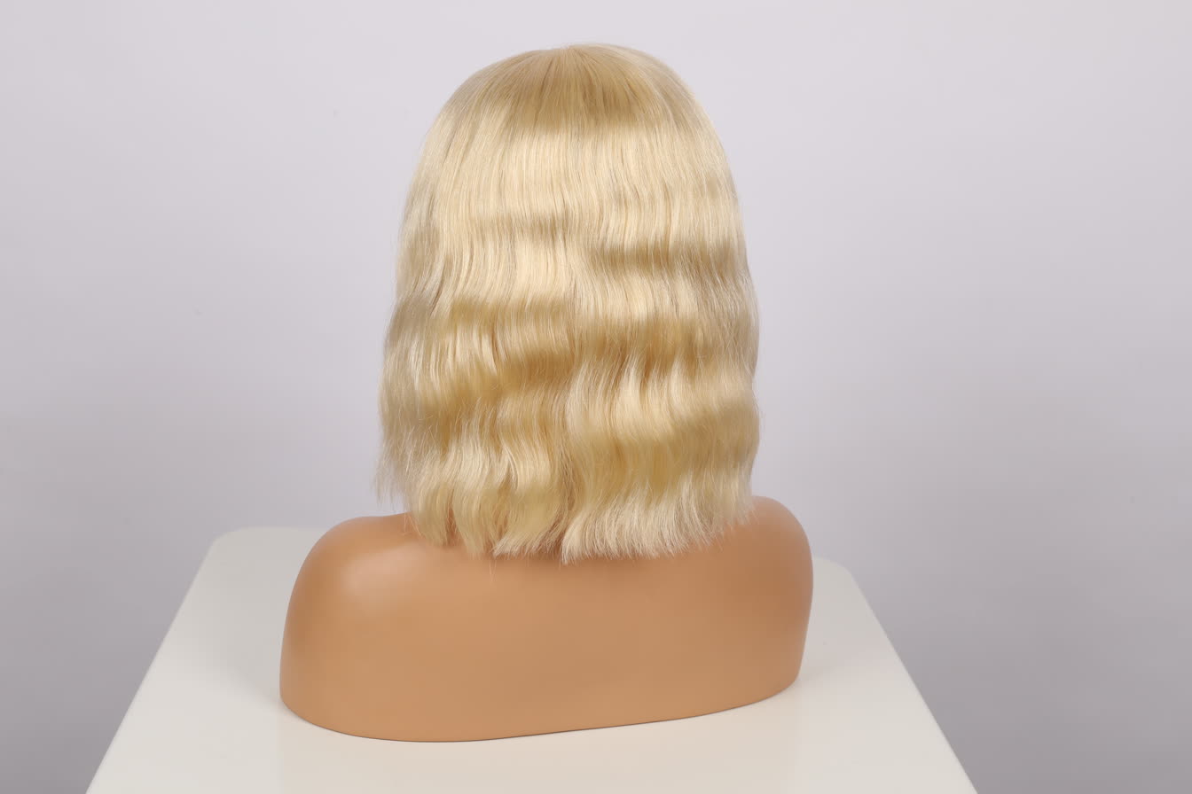 13x4 Lace Front 613 Body Wavy Bob Wig