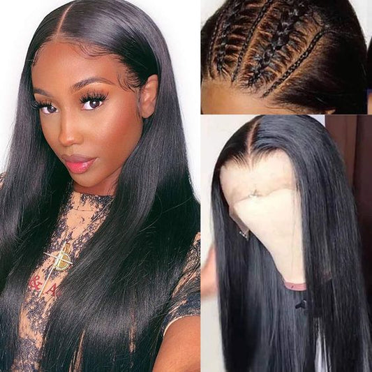 5X5 Straight Closure Wig