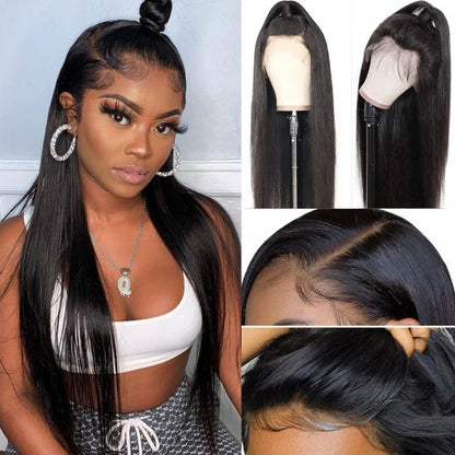 5X5 Straight Closure Wig