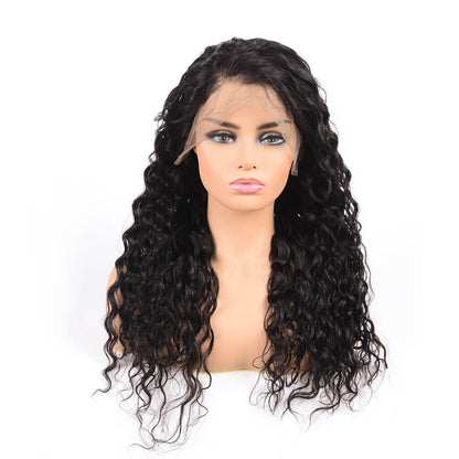 13X4 Lace Frontal 180 Natural Wavy Wig