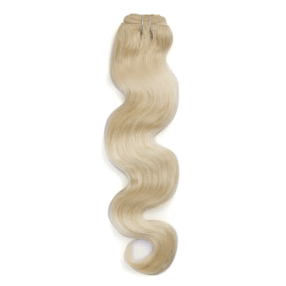 60 White Blonde Body Wavy Remy Hair Bundles