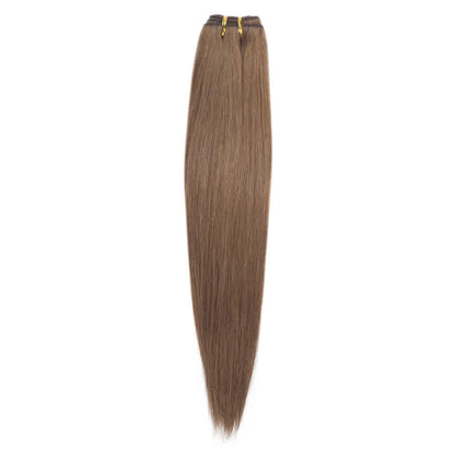 8 Light Brown Straight Remy Hair Bundles