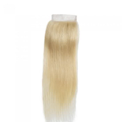 613 Blonde Straight Top Closure Bundles