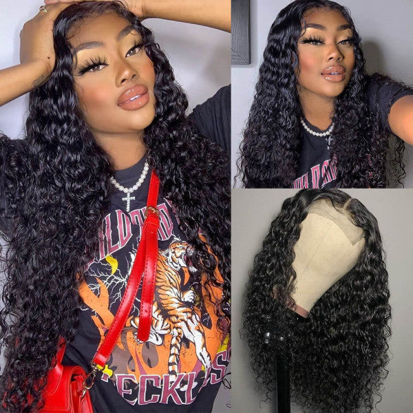 5X5 Deep Curly Closure Wig