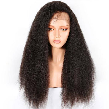 13X4 Lace Frontal 180 Kinky Straight Wig