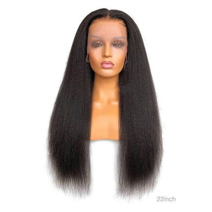 13X6 Lace Frontal 180 Kinky Straight Wig