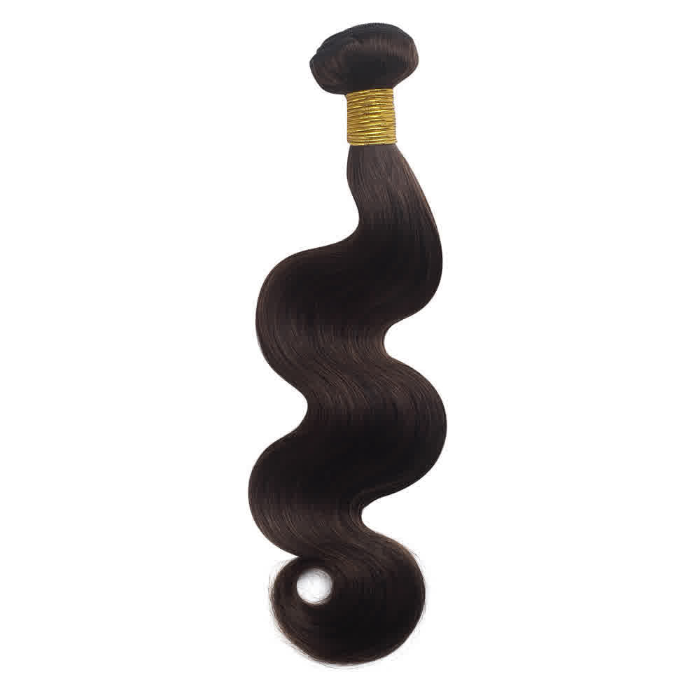 4 Chocolate Brown Body Wavy Remy Hair Bundles