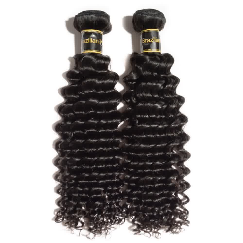 Virgin Hair Deep Curly Bundles