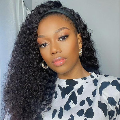 Deep Wave Headband Wig