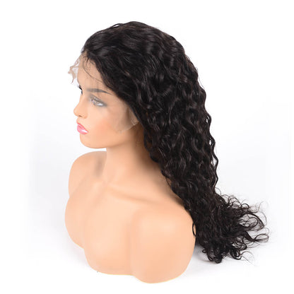 13X4 Lace Frontal 180 Natural Wavy Wig