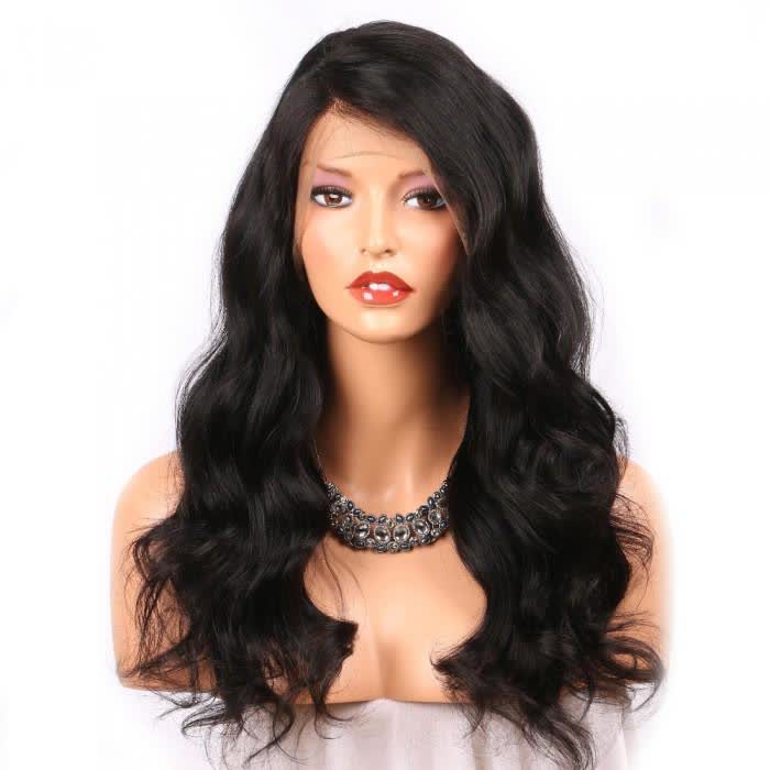 1B Natural Black Body Wavy Wig