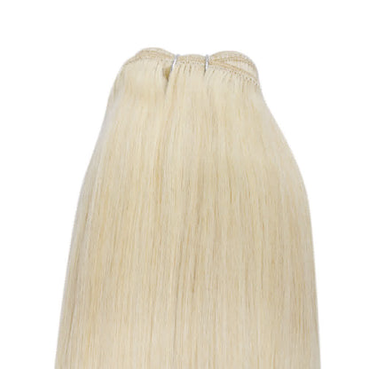 60 White Blonde Straight Remy Hair Bundles