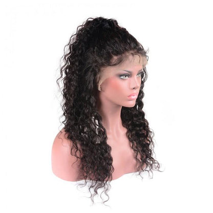 1B Natural Black Water Wavy Wig