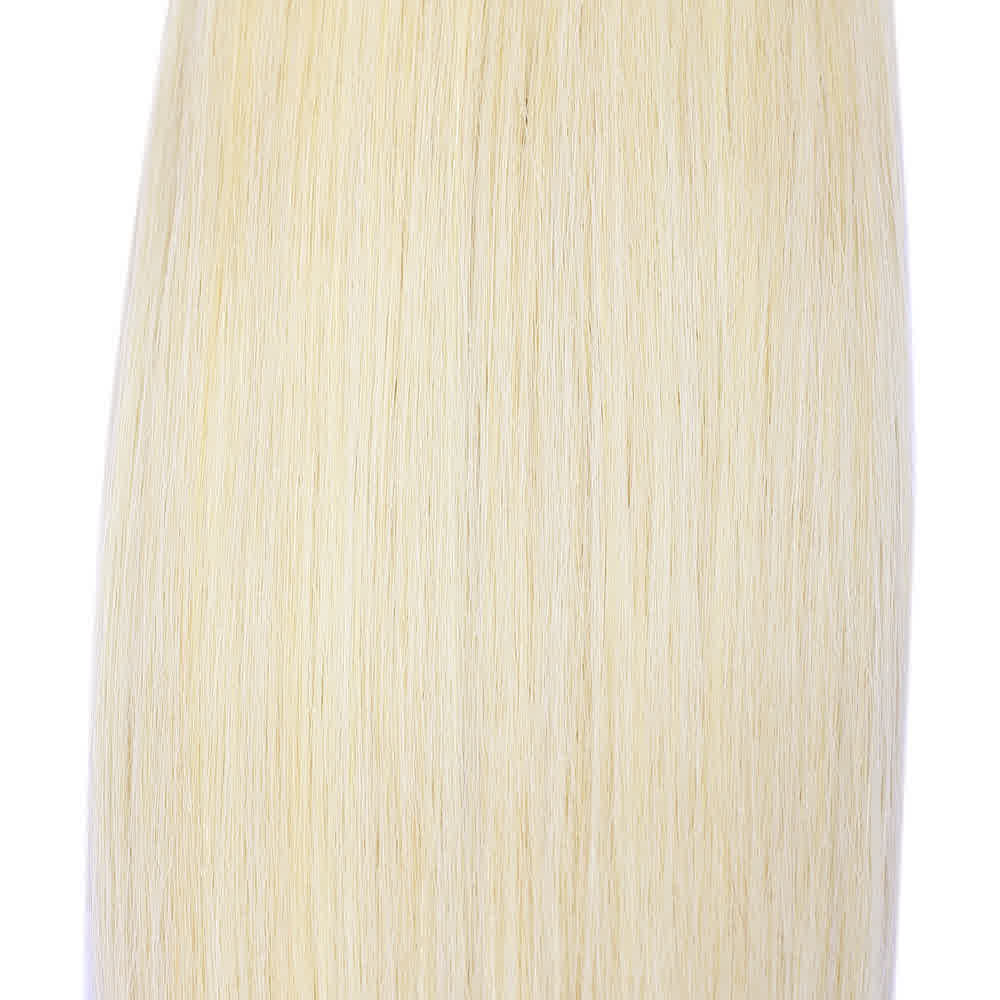 60 White Blonde Straight Remy Hair Bundles