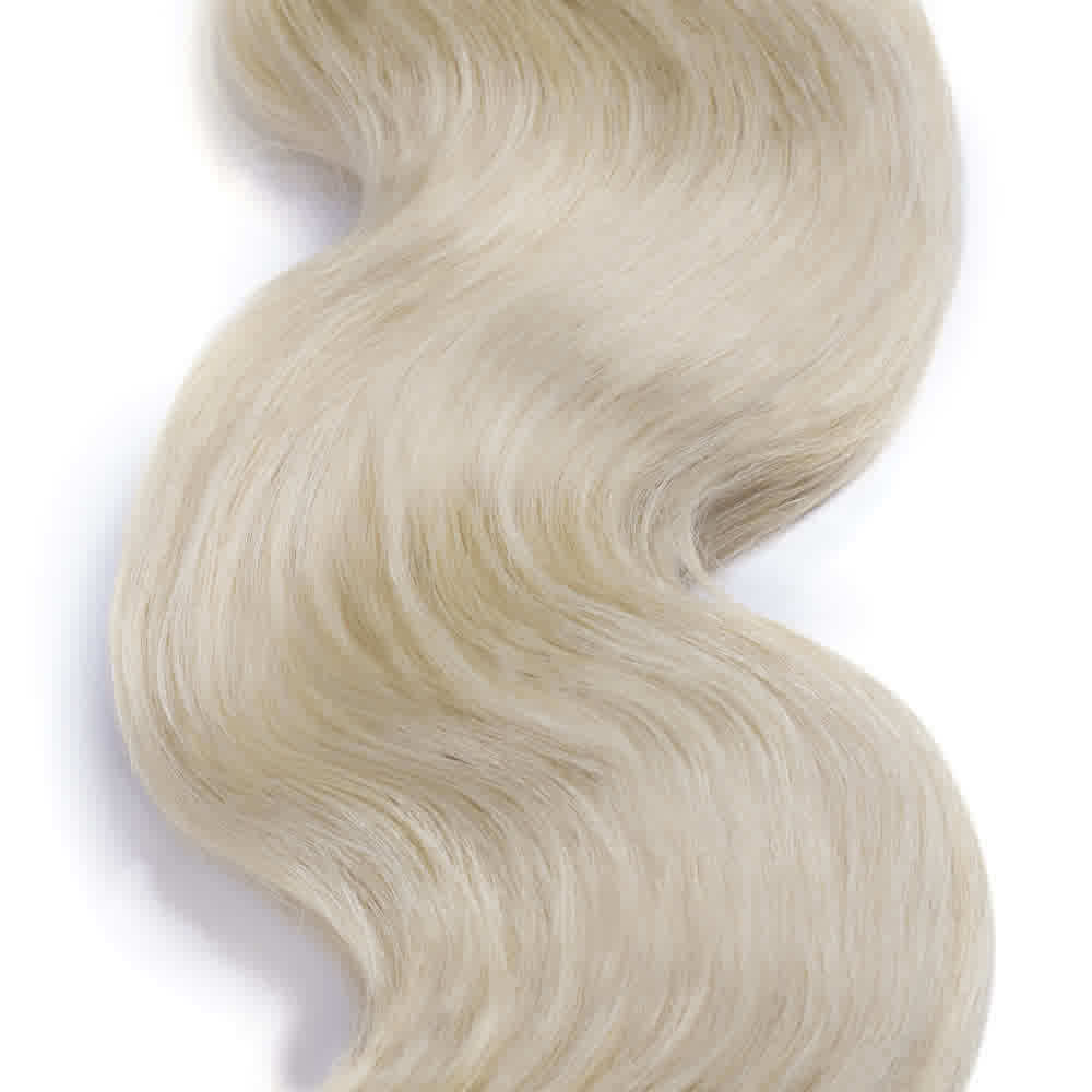 60 White Blonde Body Wavy Remy Hair Bundles