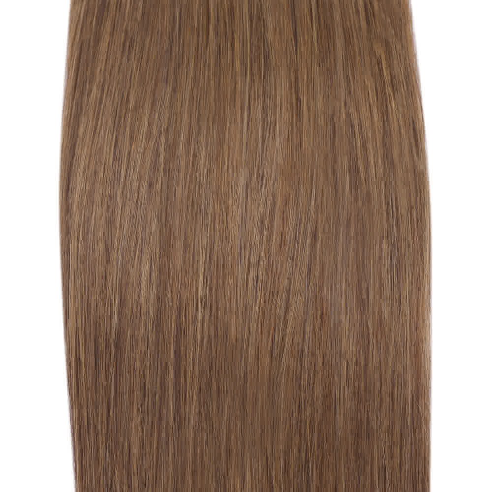 8 Light Brown Straight Remy Hair Bundles