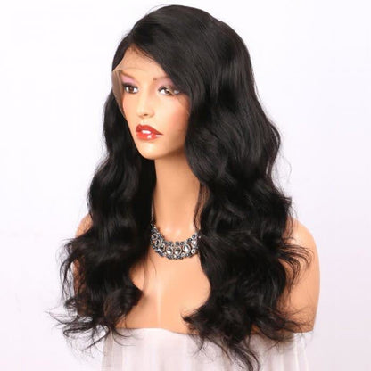 1B Natural Black Body Wavy Wig