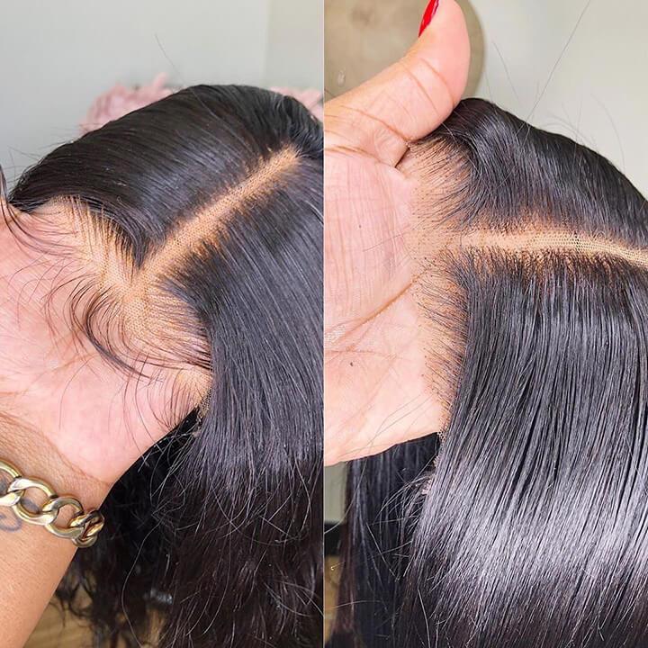 5X5 Straight Closure Wig