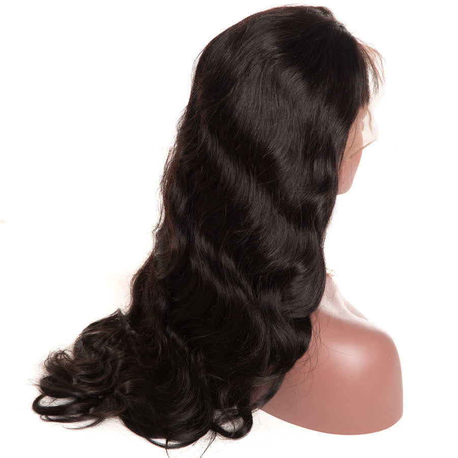 1B Natural Black Body Wavy Wig