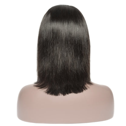 1B Natural Black Straight Bob Wig