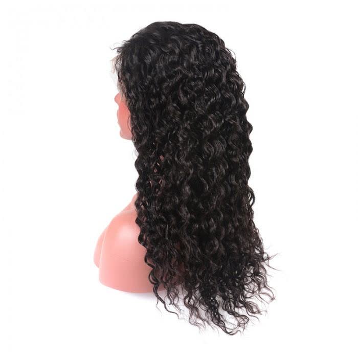 1B Natural Black Water Wavy Wig