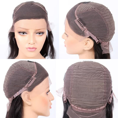 1B Natural Black Straight Wig