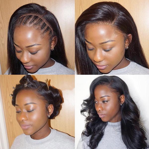 1B Transparent Full Lace Wig