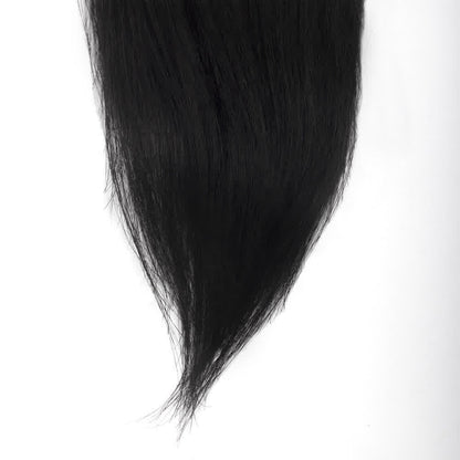 1 Jet Black Straight Remy Hair Bundles