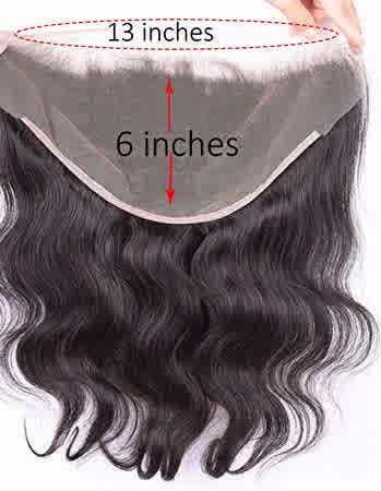 13x6 Frontal Body Wavy Closure