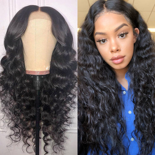 5X5 Loose Deep Closure Wig