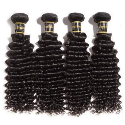 Virgin Hair Deep Curly Bundles