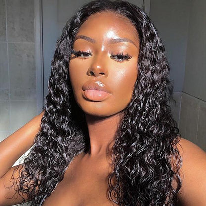 13X4 Lace Frontal 180 Water Wavy Wig