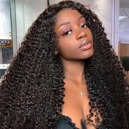 13X4 Lace Frontal 180 Kinky Curly Wig