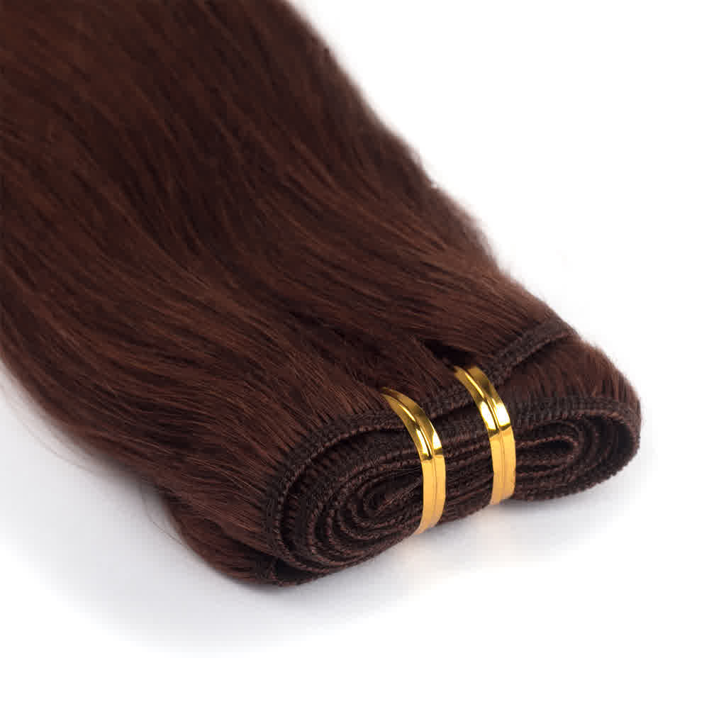 33 Rich Copper Red Straight Remy Hair Bundles