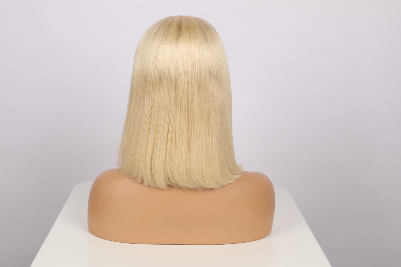 13x4 Lace Front 613 Straight Bob Wig