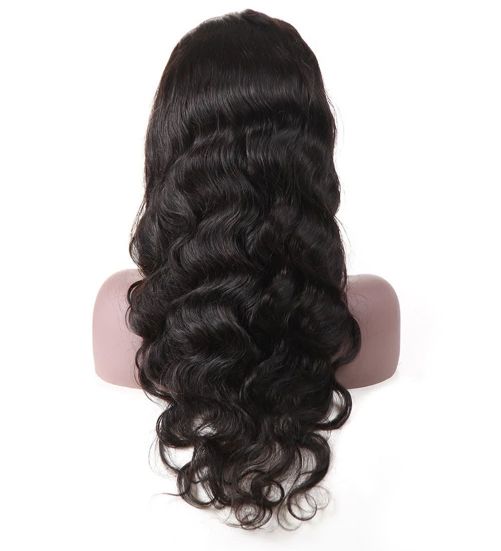 1B Natural Black Body Wavy Wig