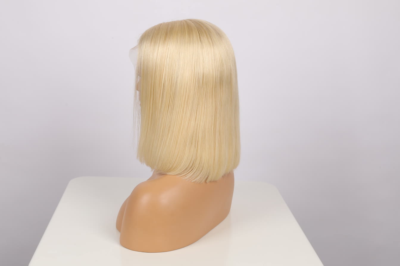 13x4 Lace Front 613 Straight Bob Wig