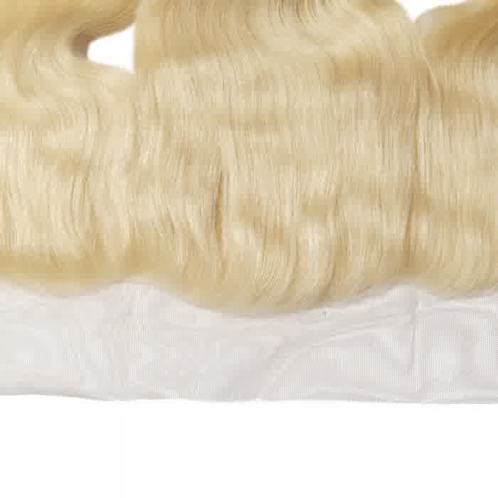 613 Blonde Body Wavy Frontal Bundles