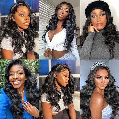 5X5 Body Wavy Closure Wig