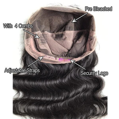 1B Transparent Full Lace Wig