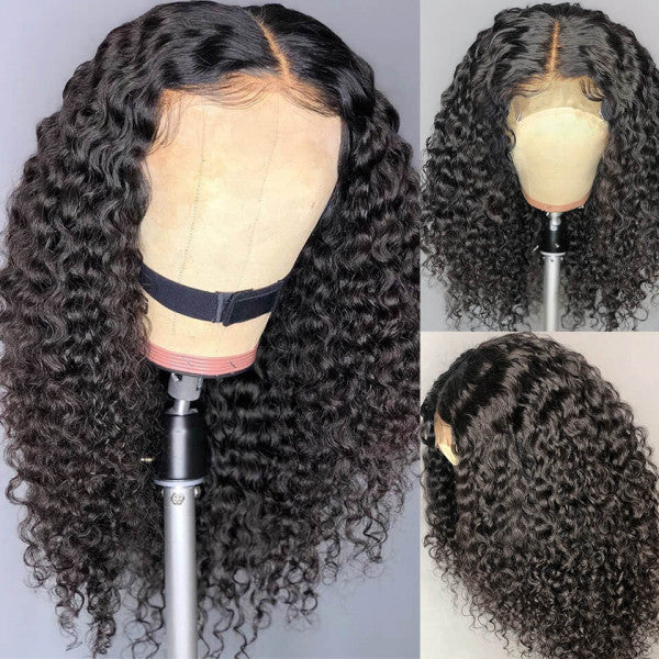 5X5 Deep Curly Closure Wig