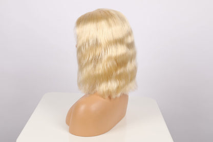 13x4 Lace Front 613 Body Wavy Bob Wig