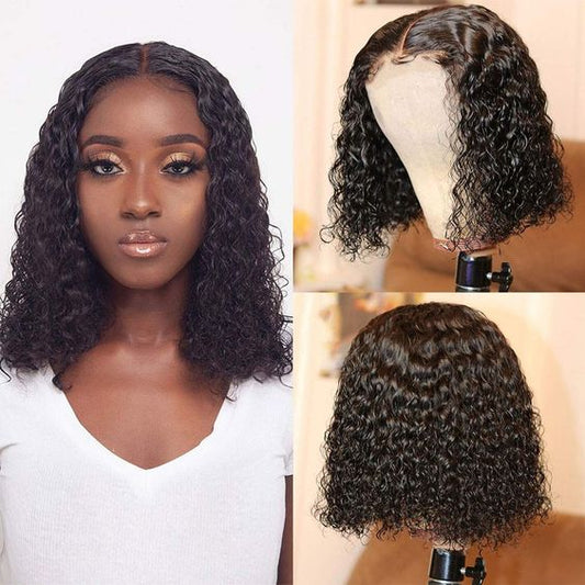 13x4 Lace Front Kinky Curly Bob Wig